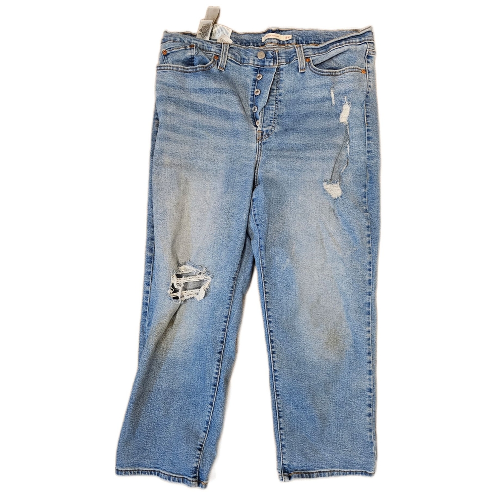 Levi's Light Blue Ankle & Cropped Jeans